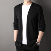 Spring Korean Style Men's Cardigan for Middle Ages